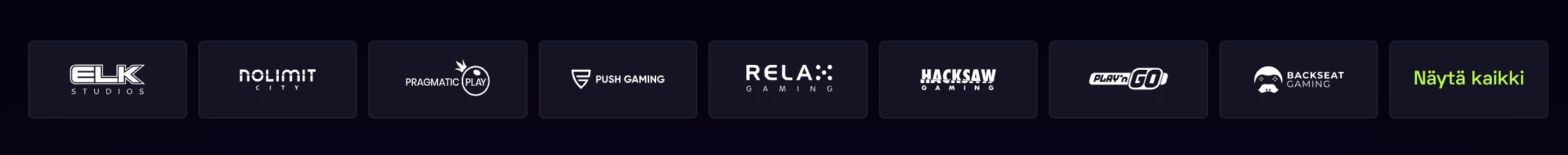 Immerion Casino game providers