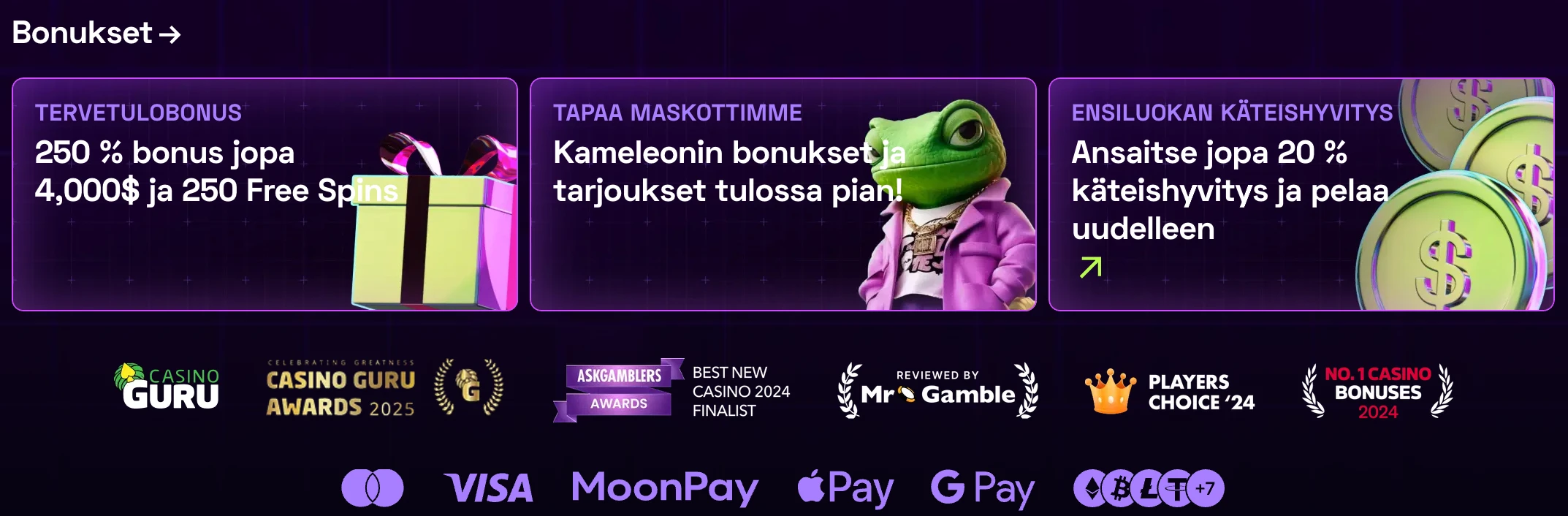 Immerion Casino banner